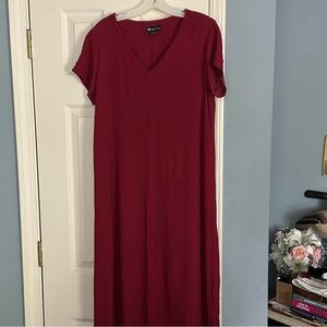 Vintage Monsoon V-Neck Maxi Dress